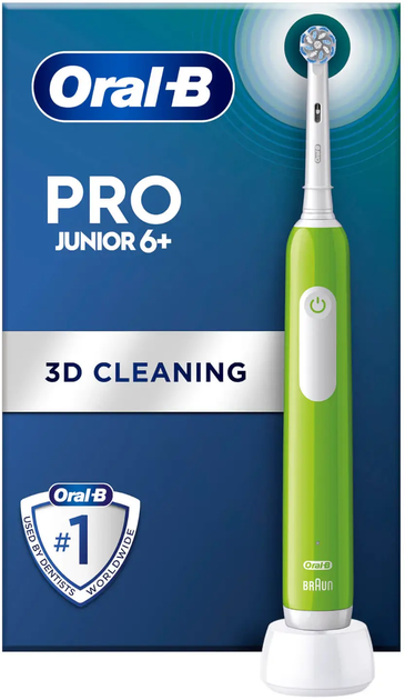 ORAL-B - Junior Pro 6+ električna zobna ščetka za otroke s senzorjem pritiska