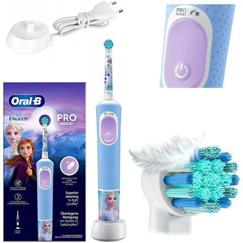ORAL-B - Pro Kids 3+ Frozen otroška električna zobna ščetka z motivom Ledeno kraljestvo