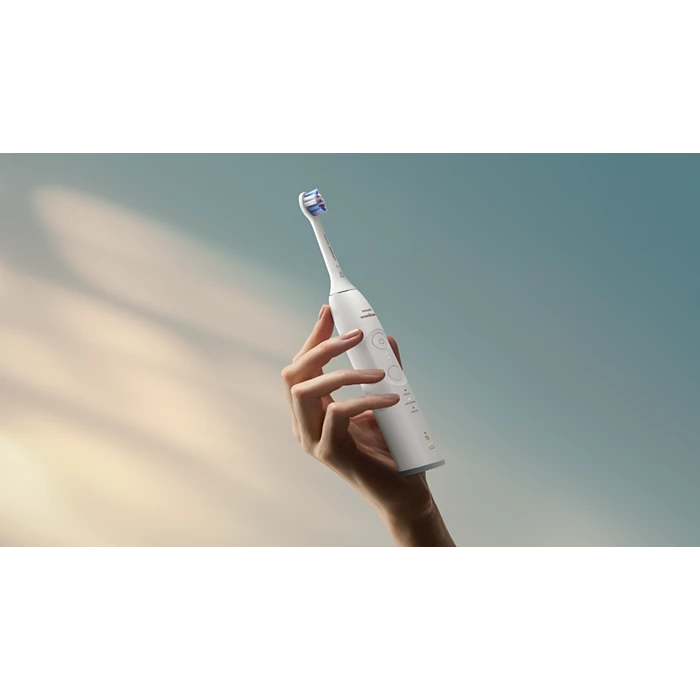PHILIPS - Sonicare 6500 HX7419/01 – Duo paket električnih soničnih zobnih ščetk (črna + bela), 3 načini, 3 intenzivnosti, senzor pritiska