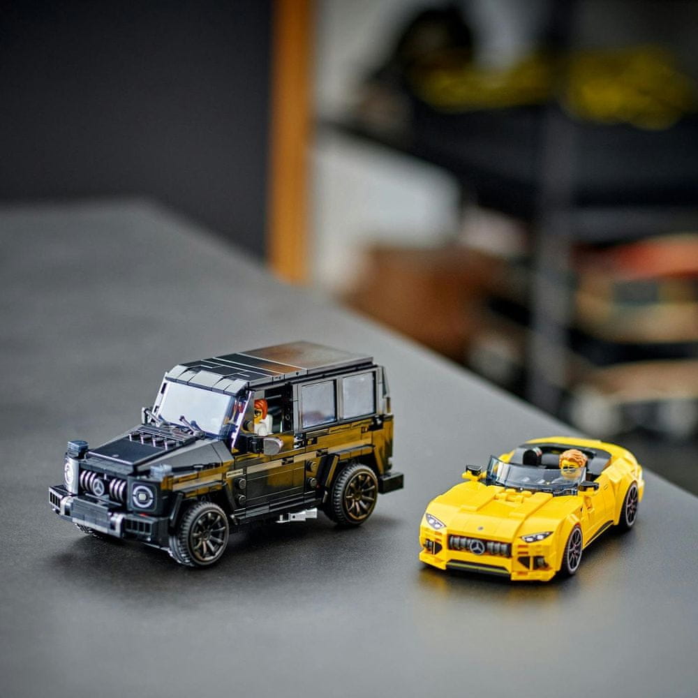 LEGO Speed Champions 76924 Mercedes-AMG G 63 in Mercedes-AMG SL 63