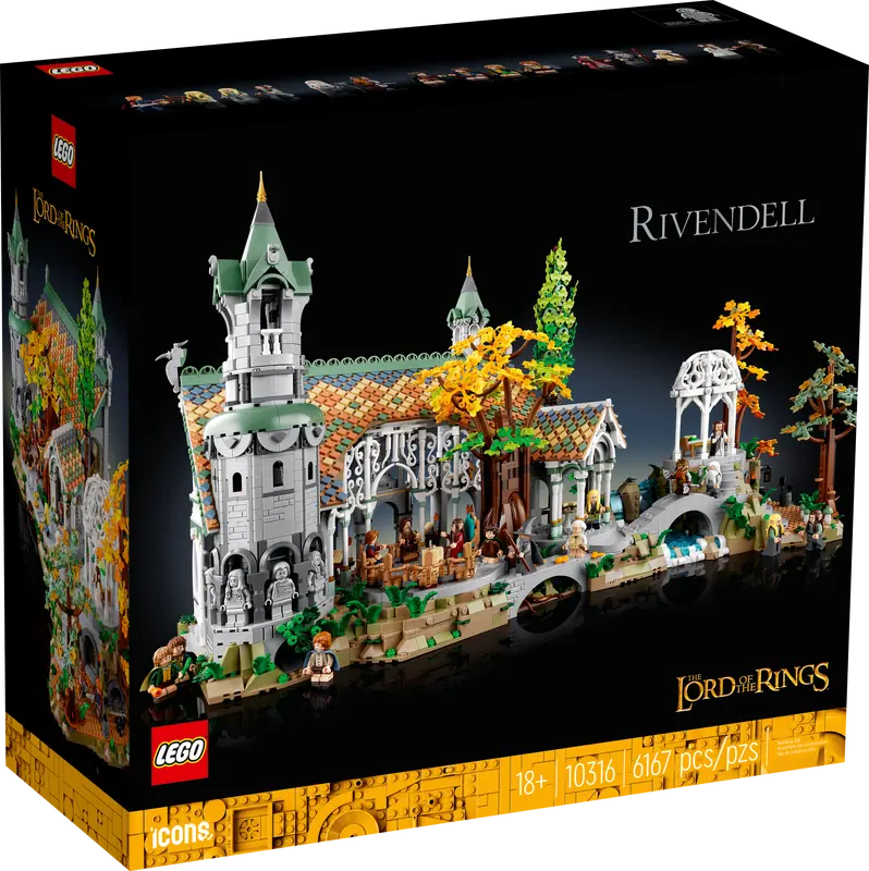 LEGO Icons 10316 Gospodar Prstanov Rivendell