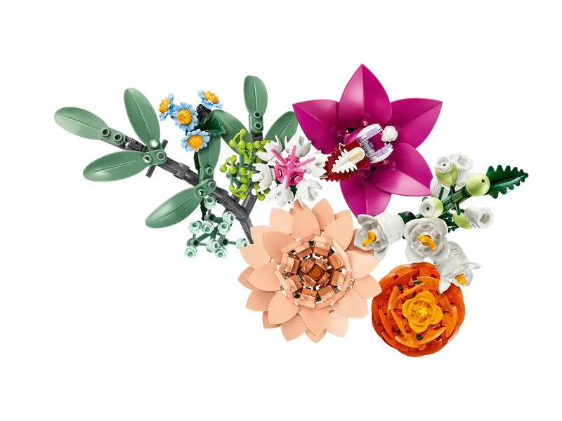 LEGO Botanicals 10342 Čudovit šopek z rožnatimi cvetovi