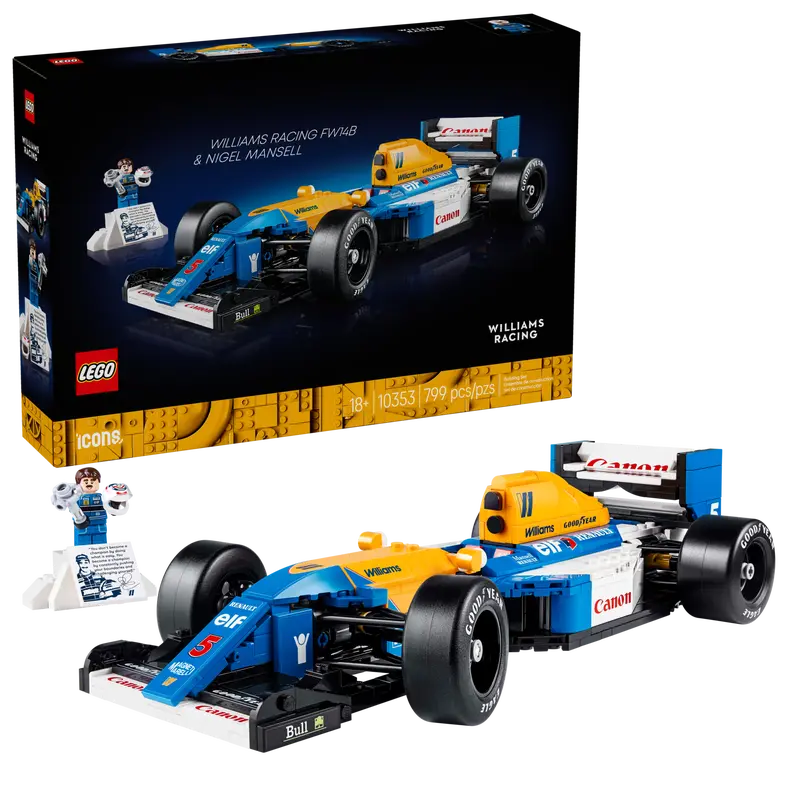 Lego Icons 10353 Williams Racing FW14B in Nigel Mansell