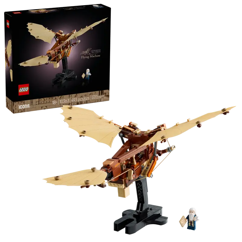 Lego Icons 10363 Letalni stroj Leonarda da Vincija