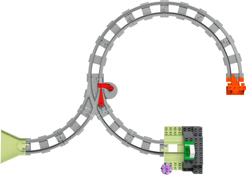 Lego Duplo 10425 Razširitveni komplet železniški predor in tiri