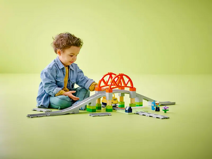 Lego Duplo 10426 Razširitveni komplet železniški most in tiri