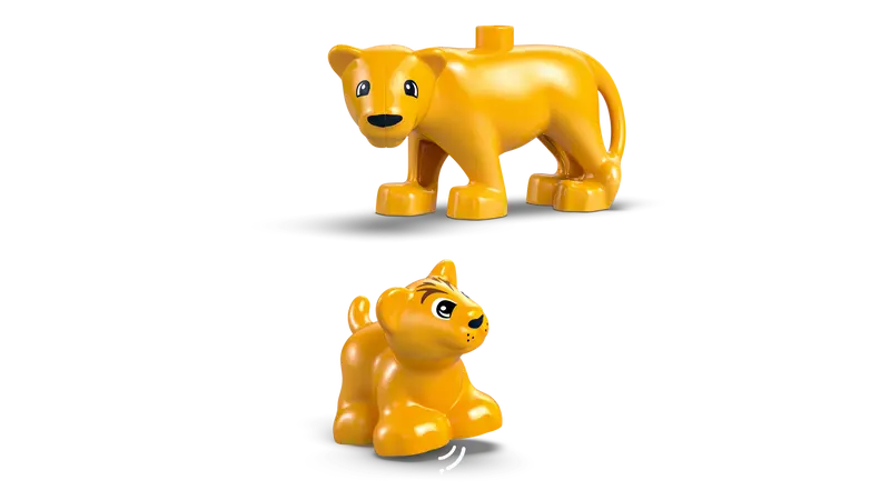 Lego Duplo 10442 Družine divjih živali: pingvini in levi