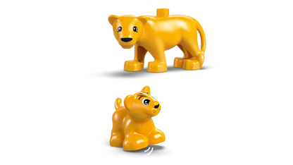 Lego Duplo 10442 Družine divjih živali: pingvini in levi