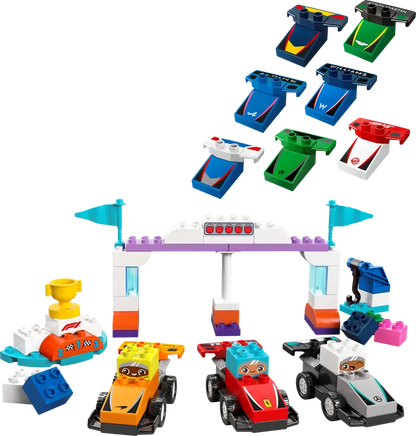 Lego Duplo 10445 Dirkalniki in dirkalci ekipe F1