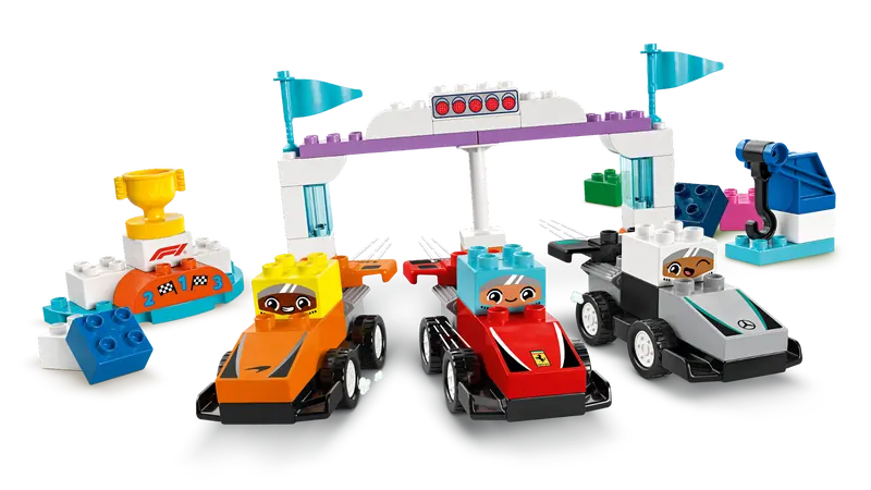 Lego Duplo 10445 Dirkalniki in dirkalci ekipe F1