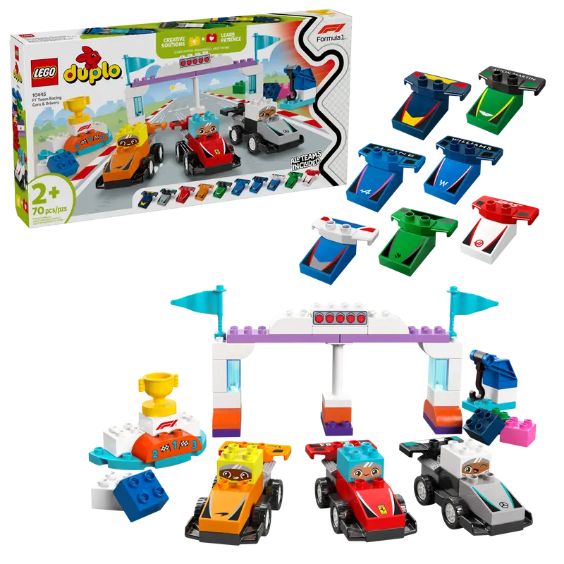 Lego Duplo 10445 Dirkalniki in dirkalci ekipe F1