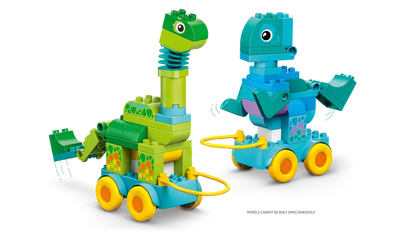 Lego Duplo 10451 Dinozavri na kolesih 3v1