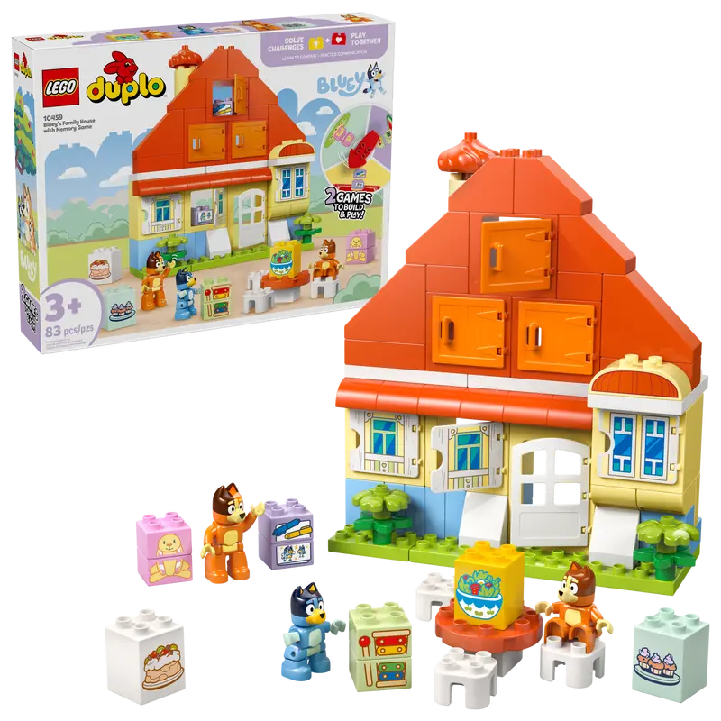 Lego Duplo 10459 Blueyina družinska hiša z igro spomin