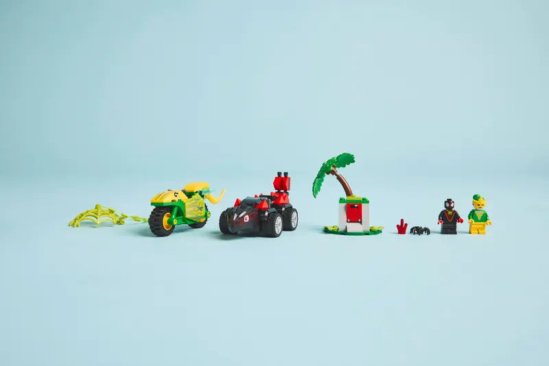Lego Spidey 11198 Pregon z dino voziloma Spin in Elektro