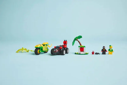Lego Spidey 11198 Pregon z dino voziloma Spin in Elektro
