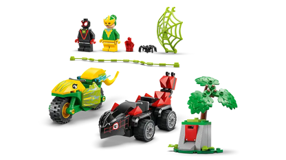 Lego Spidey 11198 Pregon z dino voziloma Spin in Elektro
