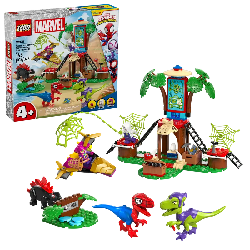 Lego Spidey 11200 Spideyjev in Gobbyjev spopad v glavnem štabu v hiši na drevesu