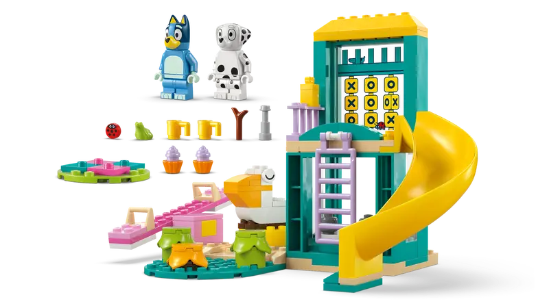 LEGO Bluey 11201 Bluey in Chloe se zabavata na igrišču
