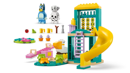 LEGO Bluey 11201 Bluey in Chloe se zabavata na igrišču