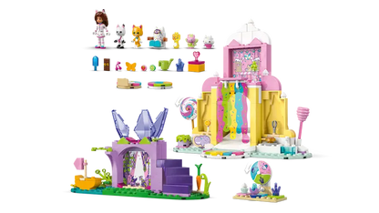 Lego Gabby's Dollhouse 11205 Gora posladkov in Kittyjin vrt