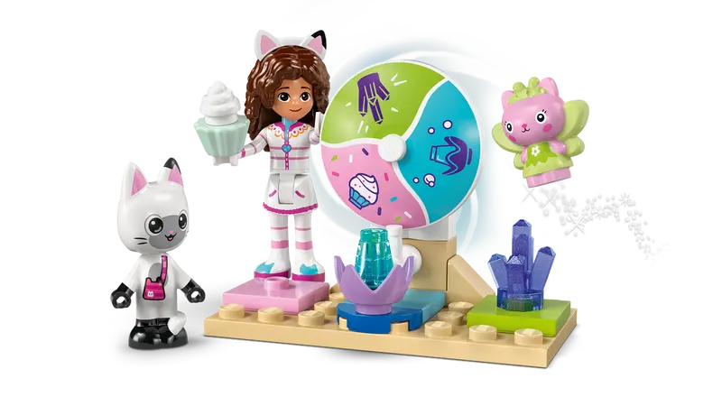 Lego Gabby's Dollhouse 11205 Gora posladkov in Kittyjin vrt