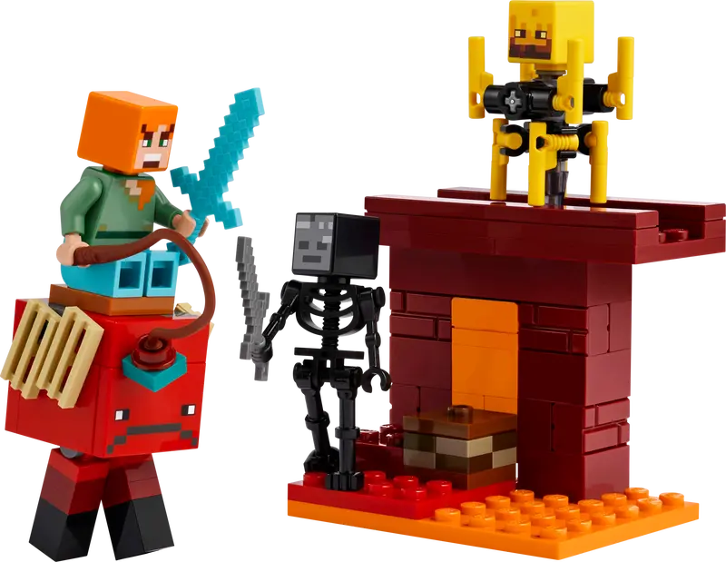 Lego Minecraft 21266 Bitka z lavo v Netherju