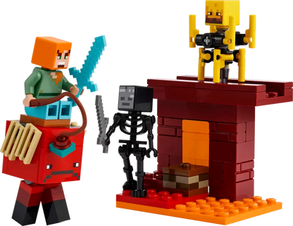 Lego Minecraft 21266 Bitka z lavo v Netherju