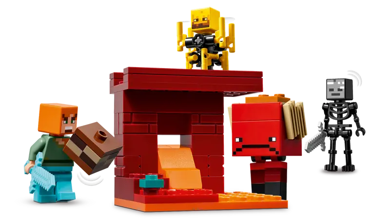 Lego Minecraft 21266 Bitka z lavo v Netherju