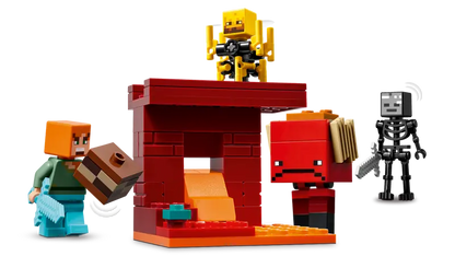 Lego Minecraft 21266 Bitka z lavo v Netherju