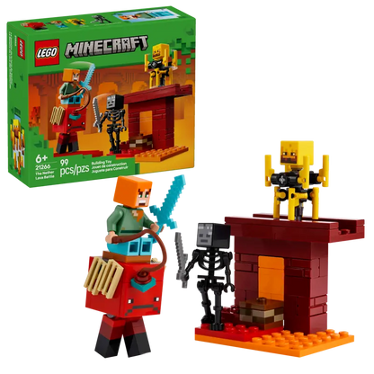 Lego Minecraft 21266 Bitka z lavo v Netherju
