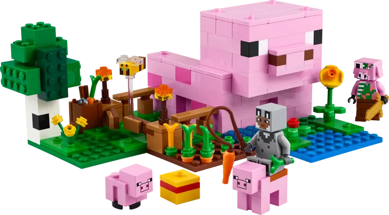 Lego Minecraft 21268 Hiša Mali pujsek