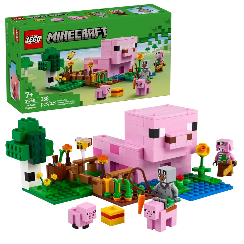 Lego Minecraft 21268 Hiša Mali pujsek