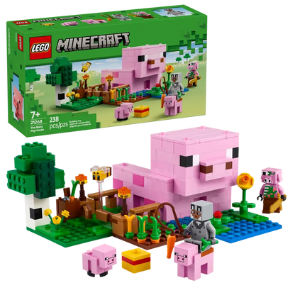 Lego Minecraft 21268 Hiša Mali pujsek