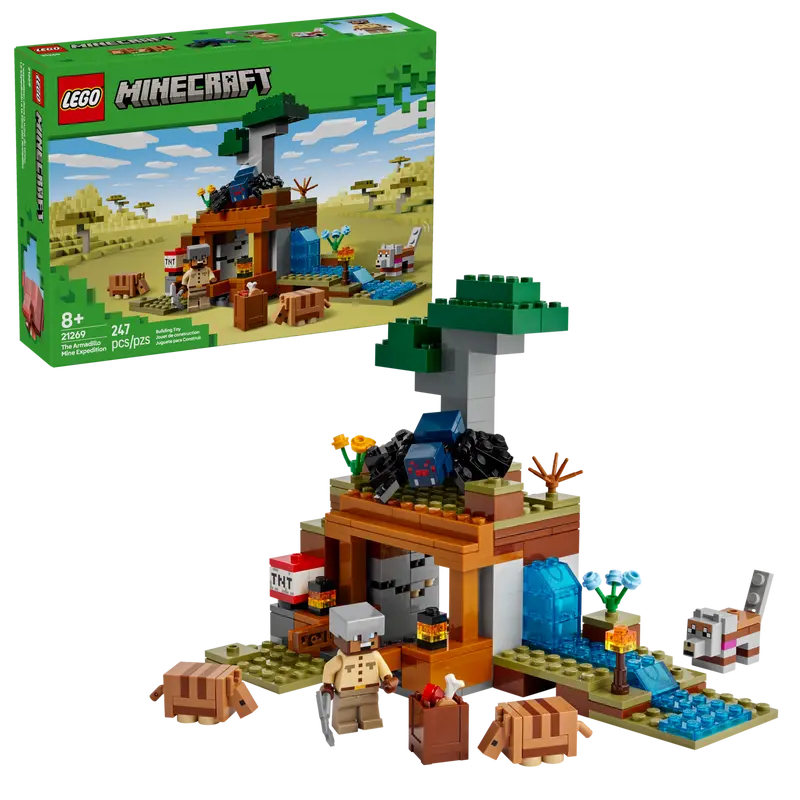 Lego Minecraft 21269 Odprava v pasavčev rudnik