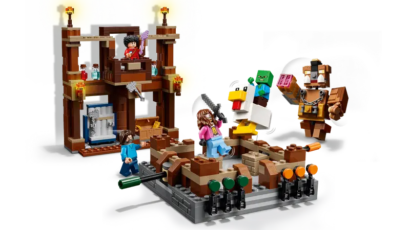 Lego Minecraft 21272 Borilni ring v gozdnem dvorcu