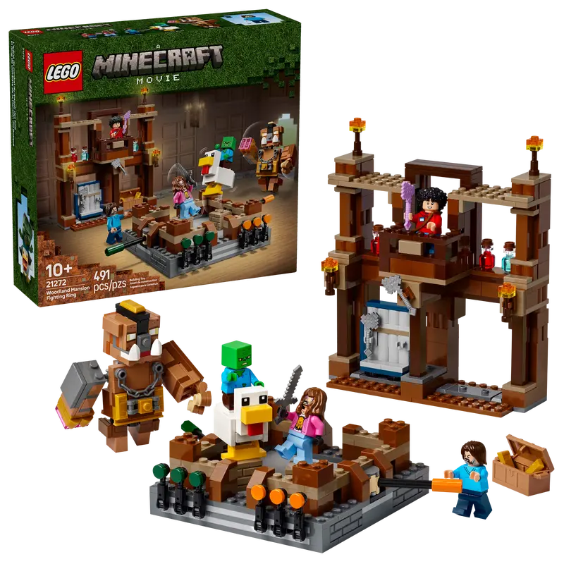 Lego Minecraft 21272 Borilni ring v gozdnem dvorcu