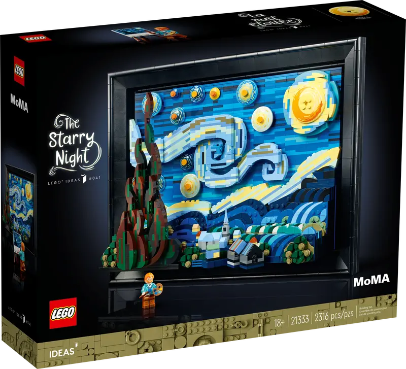 LEGO Ideas 21333 Vincent van Gogh - Zvezdna noč