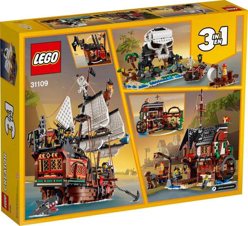 Lego Creator 31109 piratska ladja 3v1