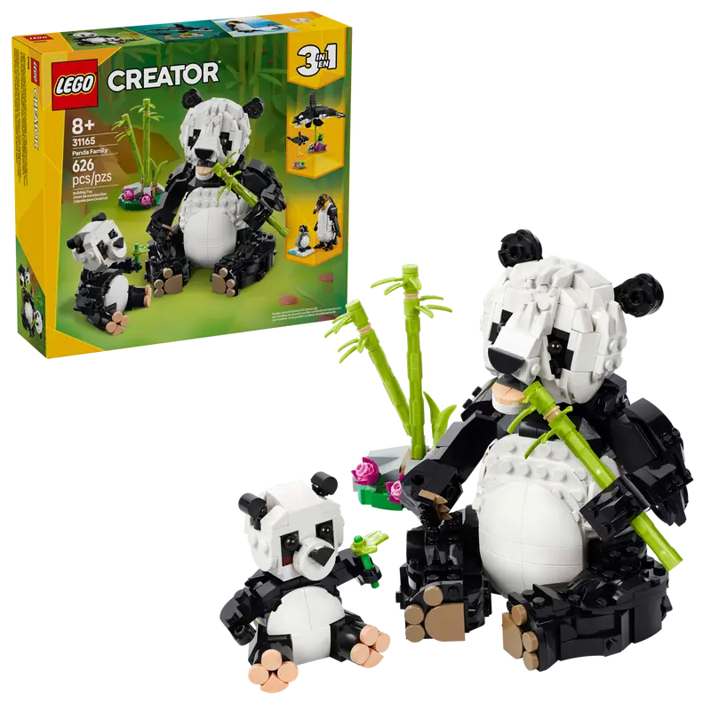 Lego Creator 31165 Divje živali: družina pand 3v1