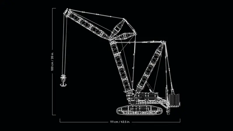Lego Technic 42146 Žerjav goseničar Liebherr LR 13000