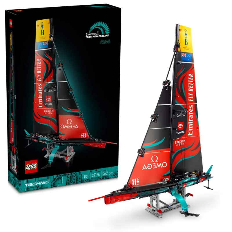 Lego Technic 42174 Emirates Team New Zealand, jahta AC75