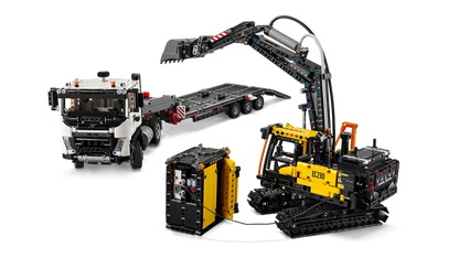Lego Technic 42175 Tovornjak Volvo FMX in električni bager EC230