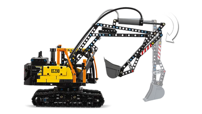 Lego Technic 42175 Tovornjak Volvo FMX in električni bager EC230