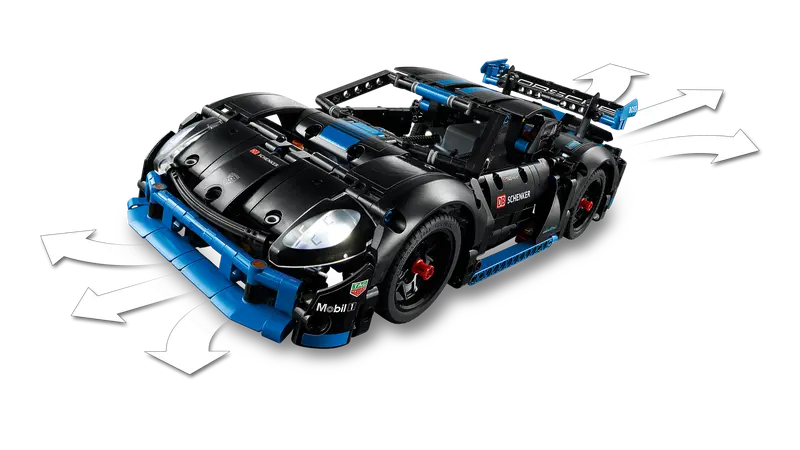 Lego Technic 42176 Dirkalni avtomobil Porsche GT4 e-Performance