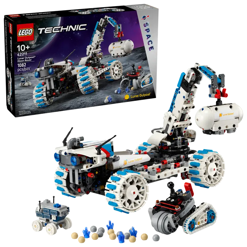 Lego Technic 42211 Lunarno vesoljsko vozilo rover Lunar Outpost