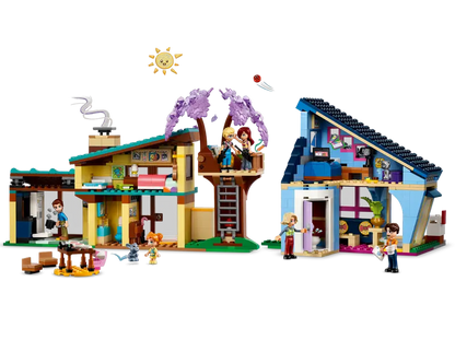 Lego Friends 42620 Družinski hiši Ollyja in Paisley