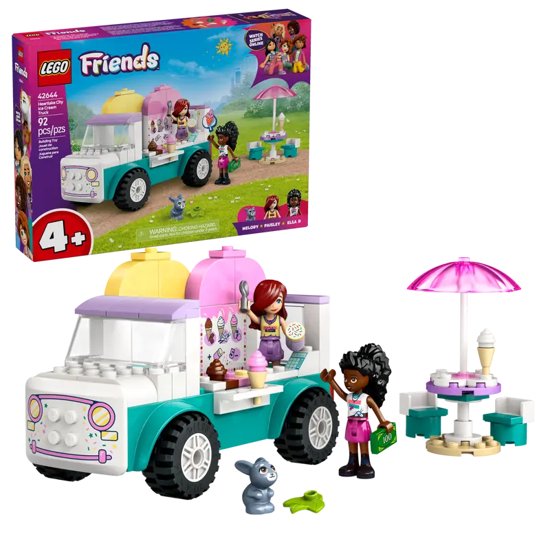 Lego Friends 42644 Sladoledarski kombi v Heartlake Cityju