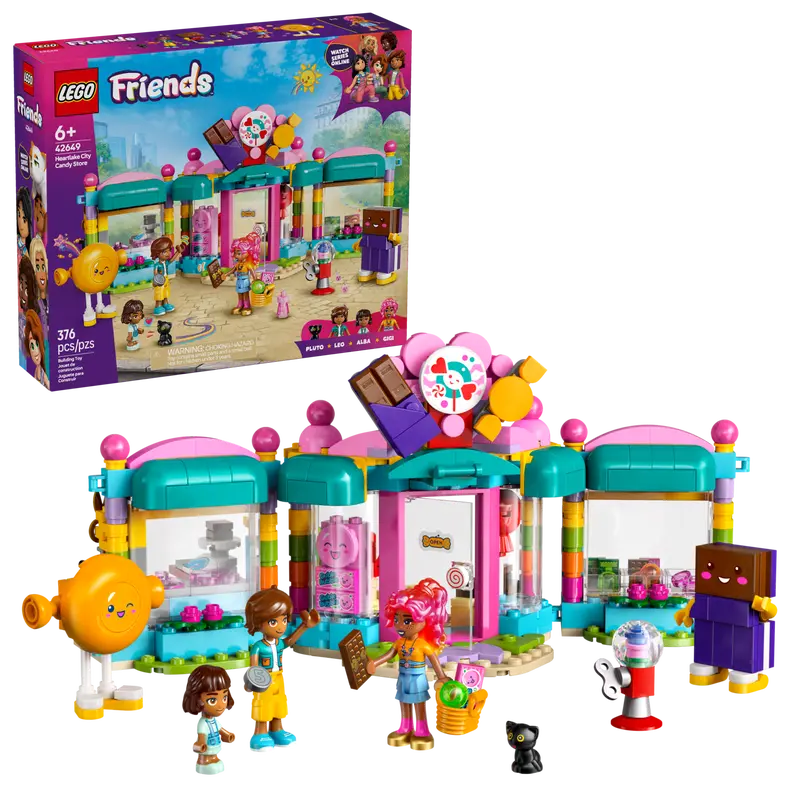 Lego Friends 42649 Trgovina z bomboni v Heartlake Cityju