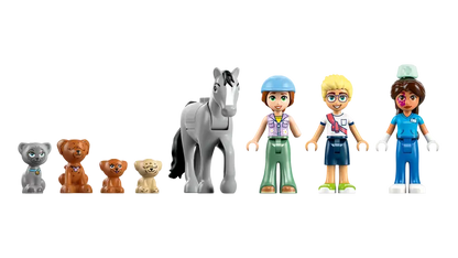Lego Friends 42651 Veterinarska klinika za konje in hišne ljubljenčke