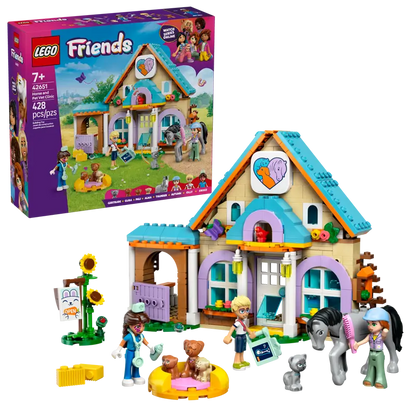 Lego Friends 42651 Veterinarska klinika za konje in hišne ljubljenčke